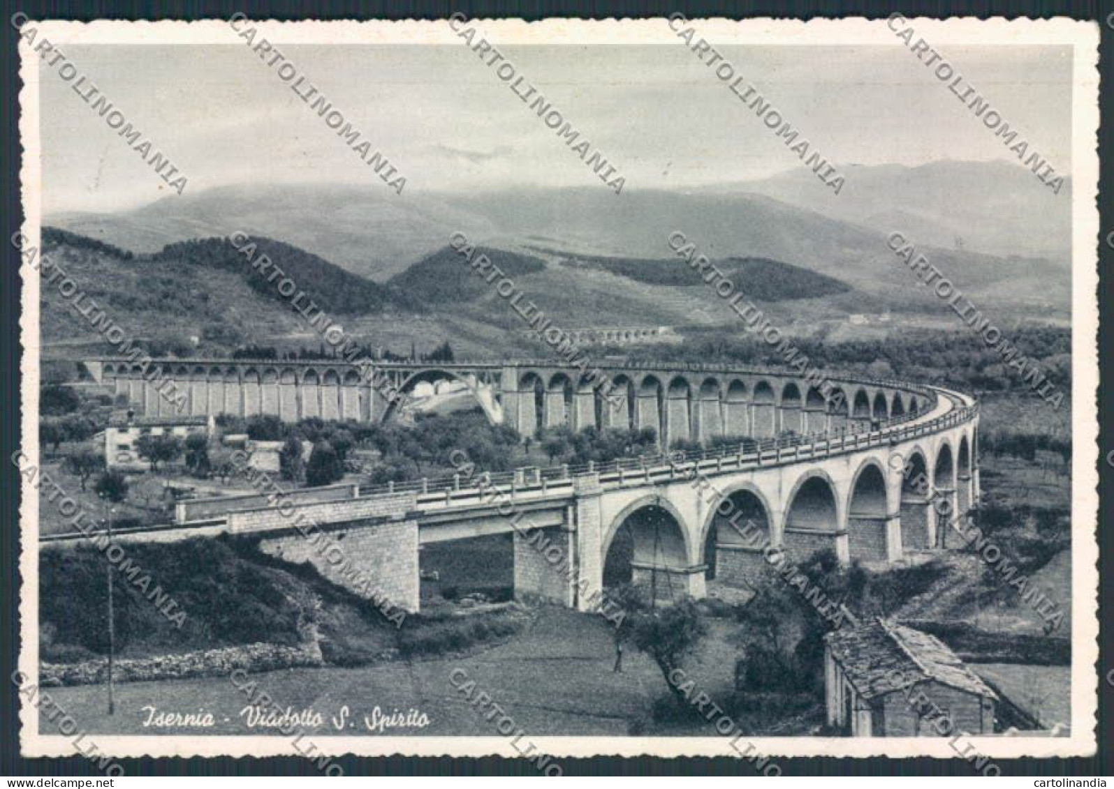 Isernia Città PIEGHINA FG Foto Cartolina MV8900 - Isernia