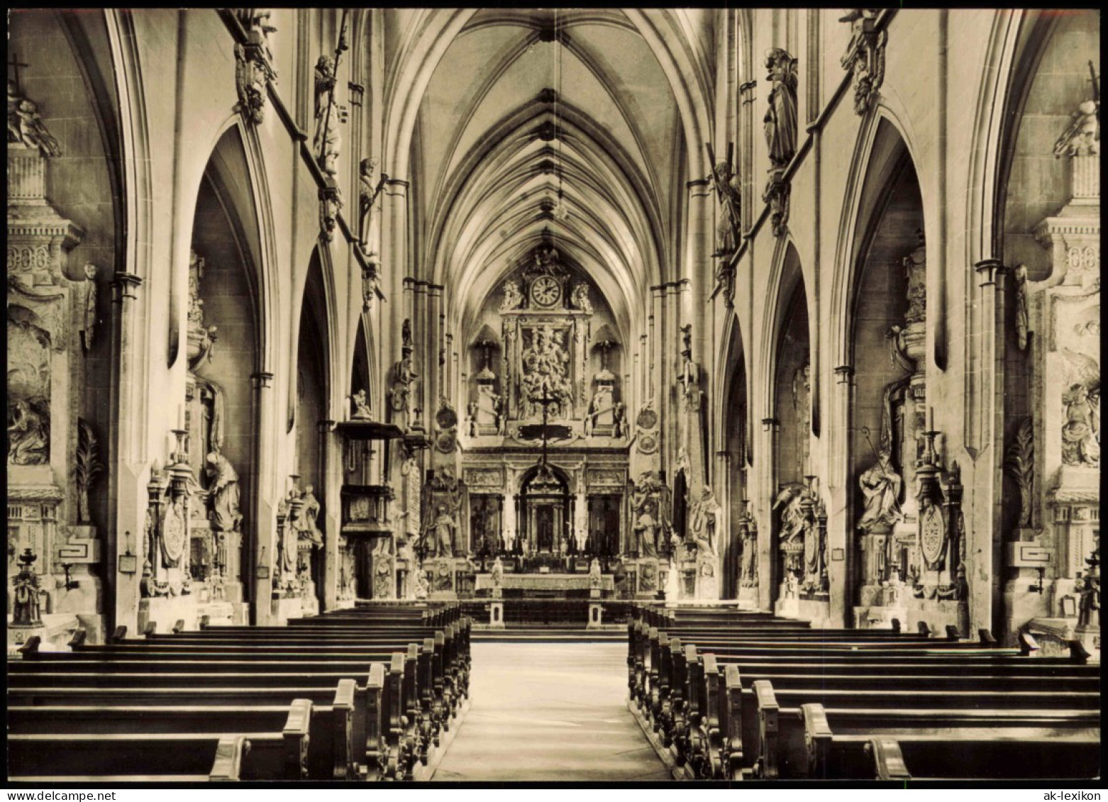 Ansichtskarte Salem Münster (Innenansicht) 1960 - Salem