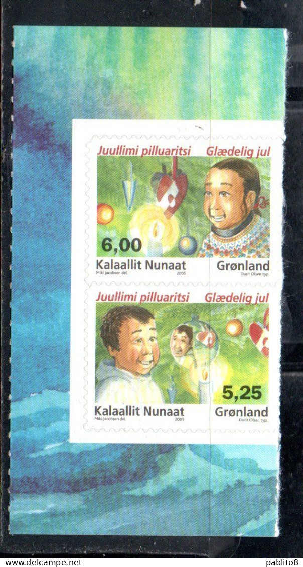 GREENLAND GRONLANDS GROENLANDIA GRØNLAND 2005 CHRISTMAS WEIHNACHTEN NATALE NOEL NAVIDAD BOOKLET SET SERIE MNH - Ongebruikt