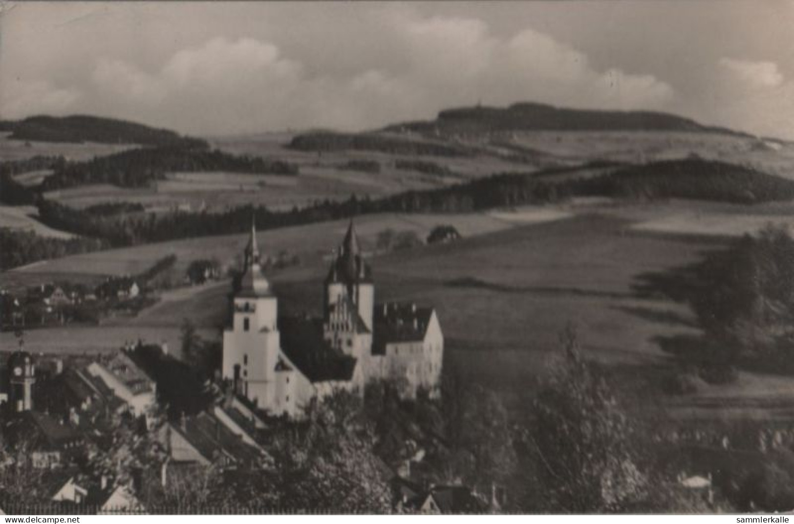 54406 - Schwarzenberg - Mit Blick Auf Scheibenberg - 1956 - Schwarzenberg (Erzgeb.)