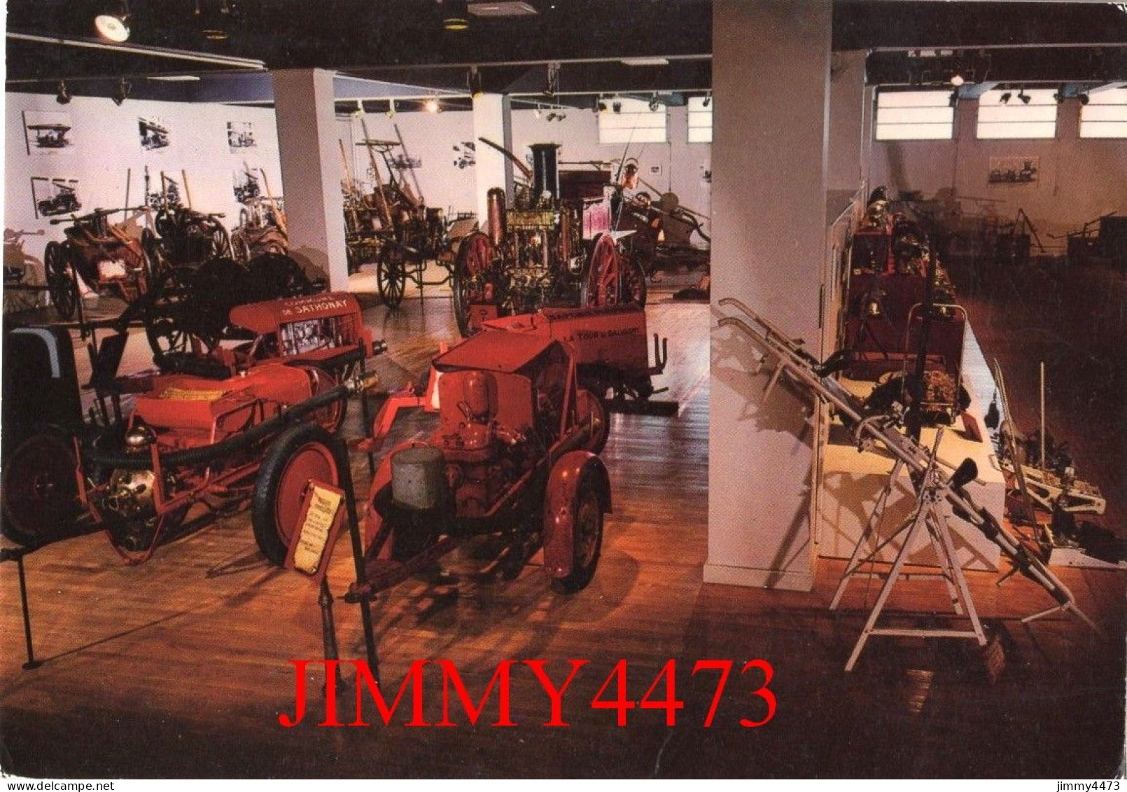 CPM - MUSEE DES SAPEURS POMPIERS DE LYON  - Vue Partielle Sur Les Pompes De 1700 à 1930 - Transporter & LKW