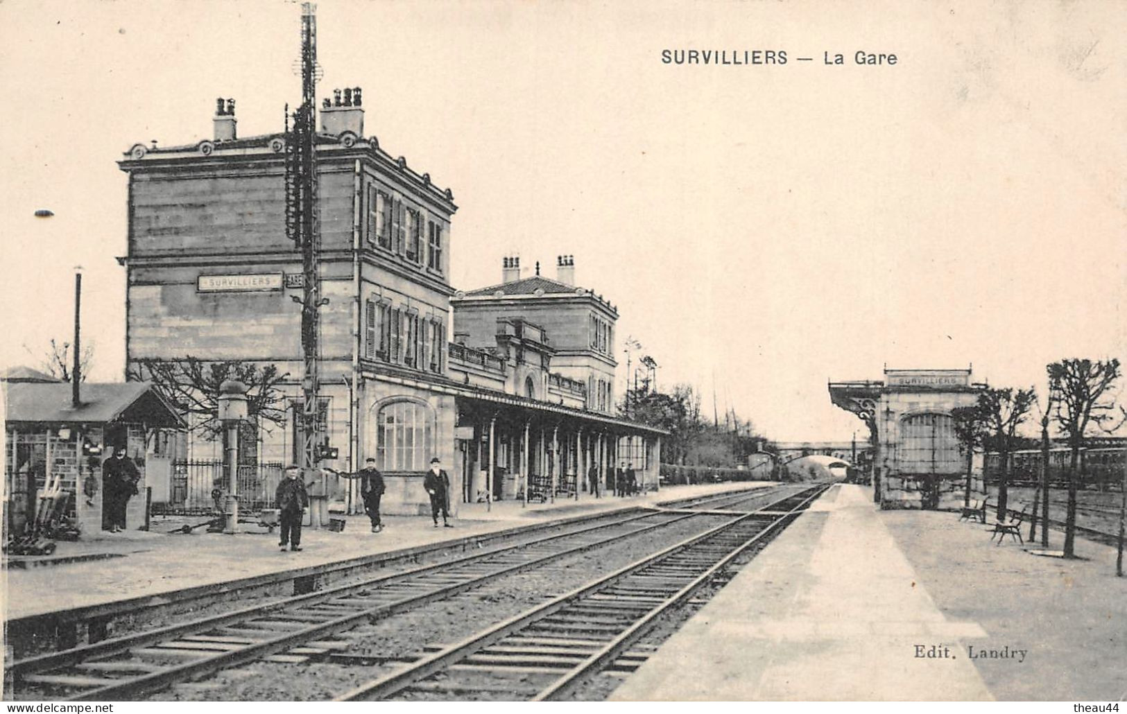 ¤¤   -  SURVILLIERS    -  La Gare  -  Chemin De Fer   -   ¤¤ - Survilliers