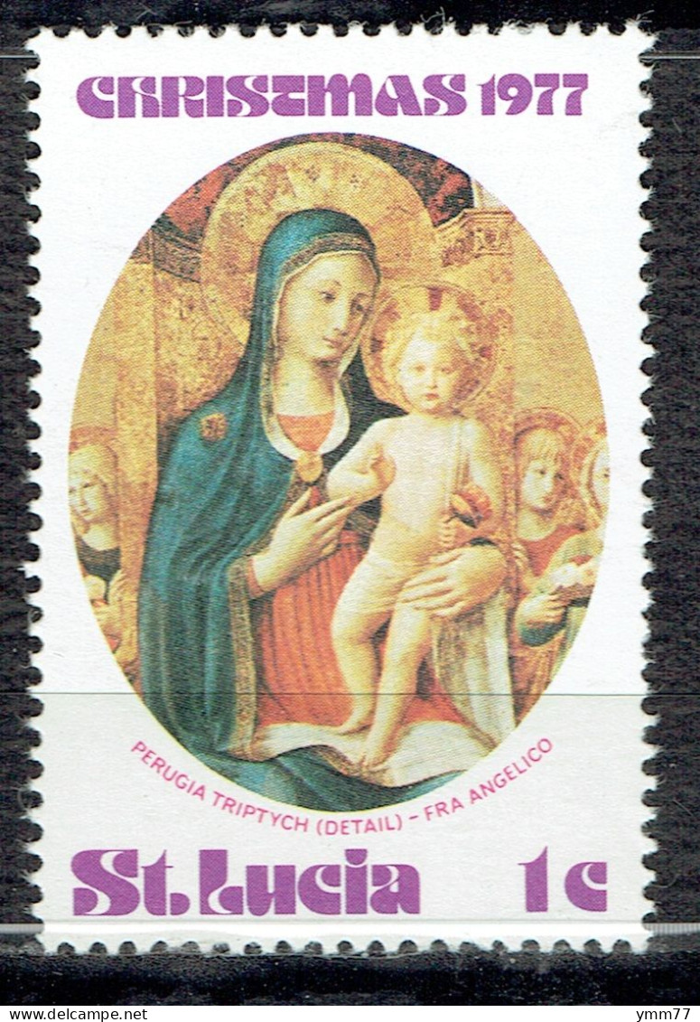 Noël. La Vierge Et L'Enfant : Fra Angelico - Ste Lucie (...-1978)
