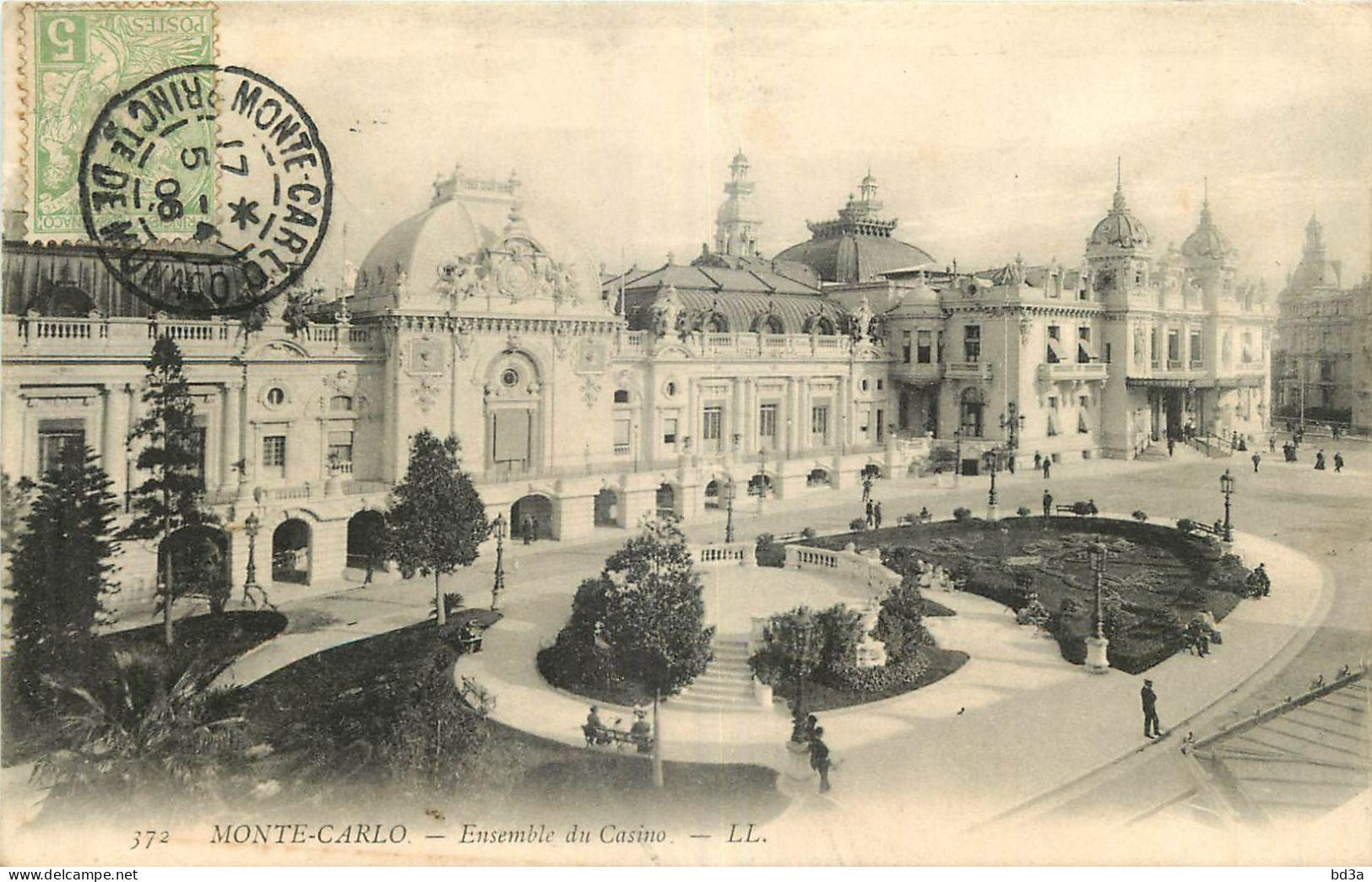 Cad Timbre A Date MONTE CARLO  -  1906 - Marcofilie