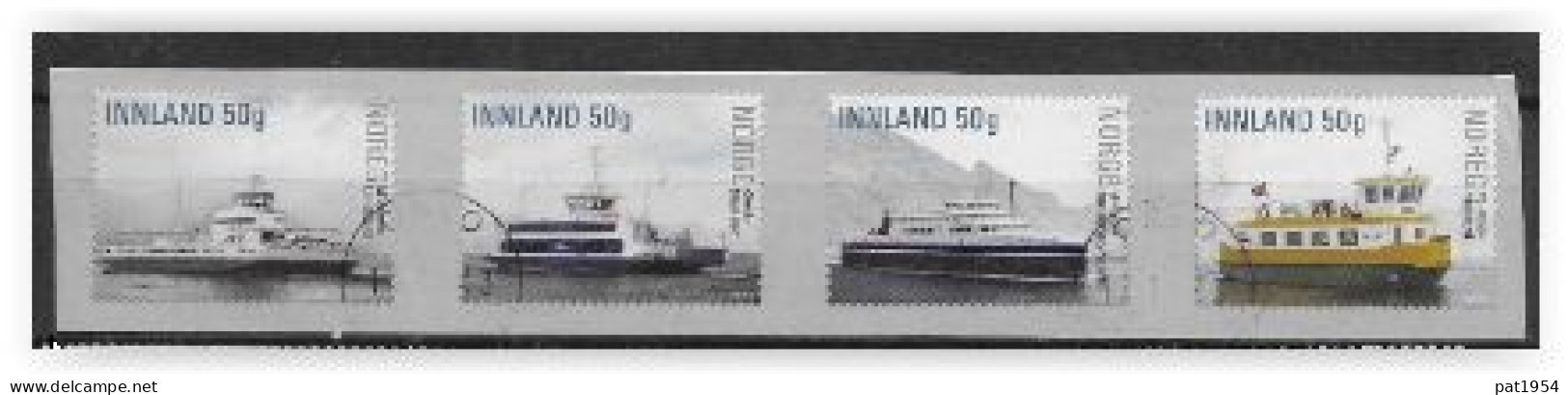 Norvège 2023 Série Oblitérée Ferrys - Gebraucht