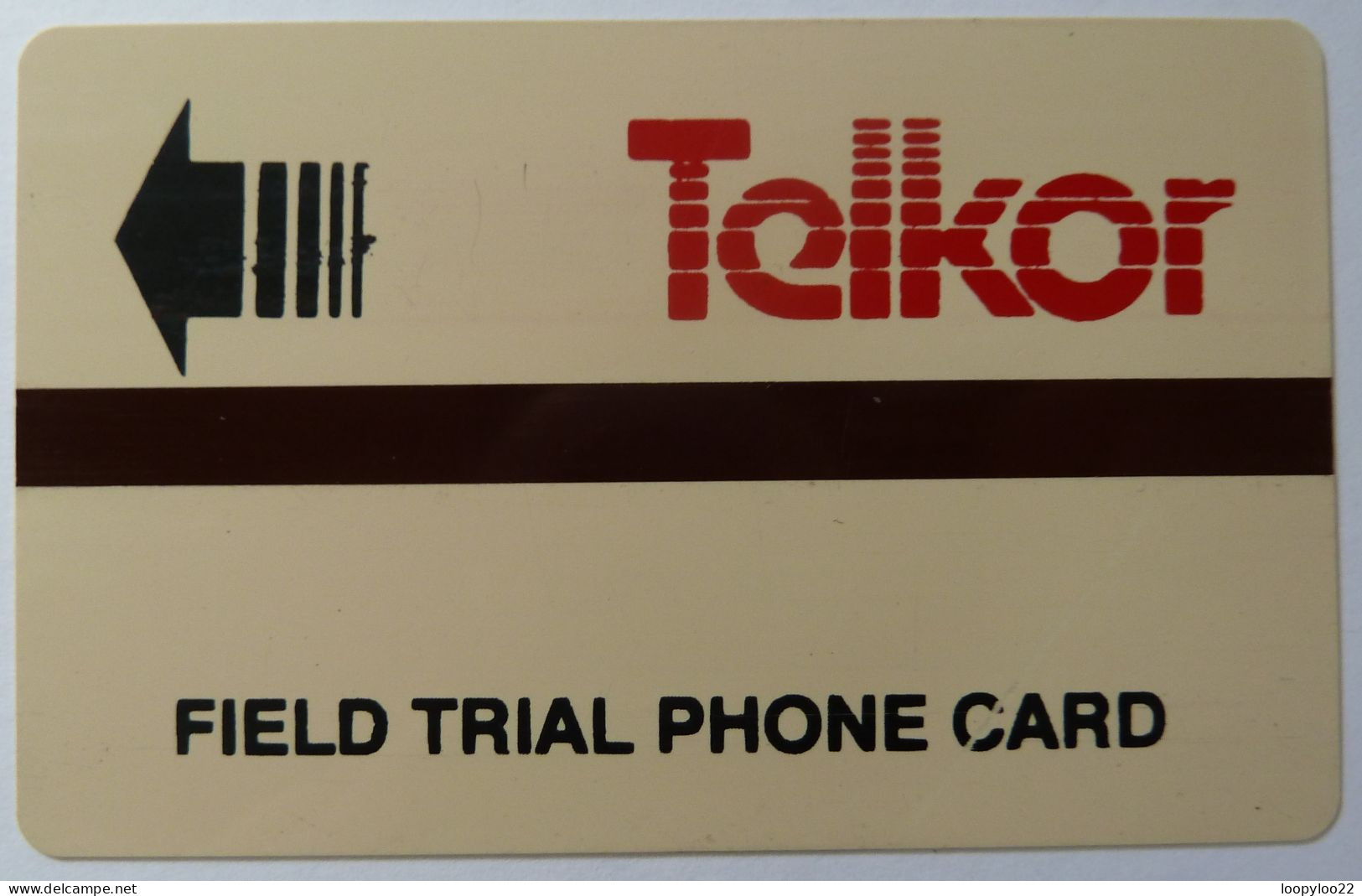 SOUTH AFRICA - Telkor - Magnetic - Field Trial - Engineer Sample - With Control Number - Damaged - Afrique Du Sud