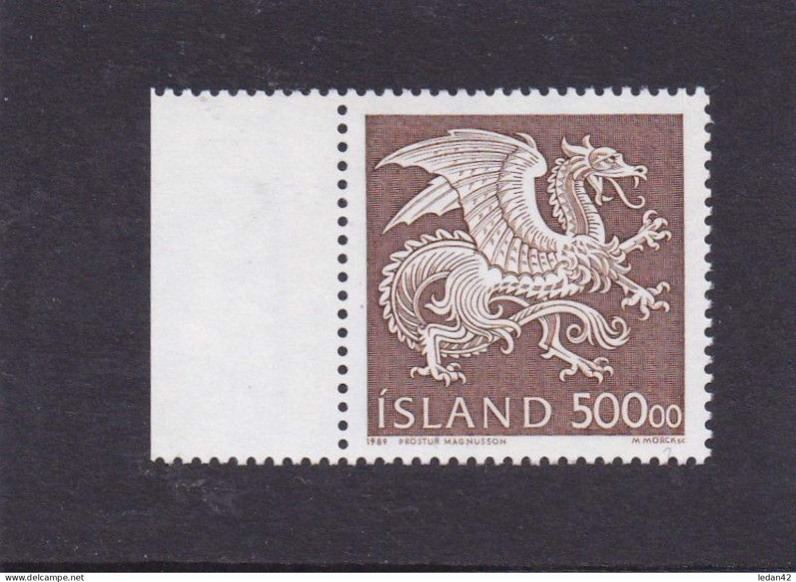 Islande 1989. Cat.Yvert N° 656 **.Génie Tutélaire. - Unused Stamps