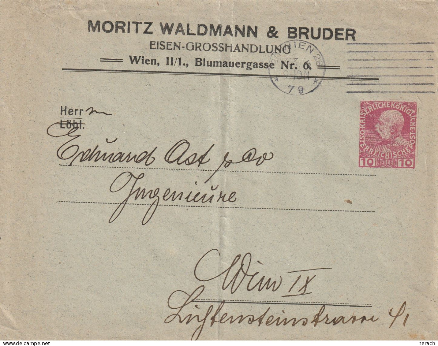 Autriche Entier Postal Privé Wien - Omslagen