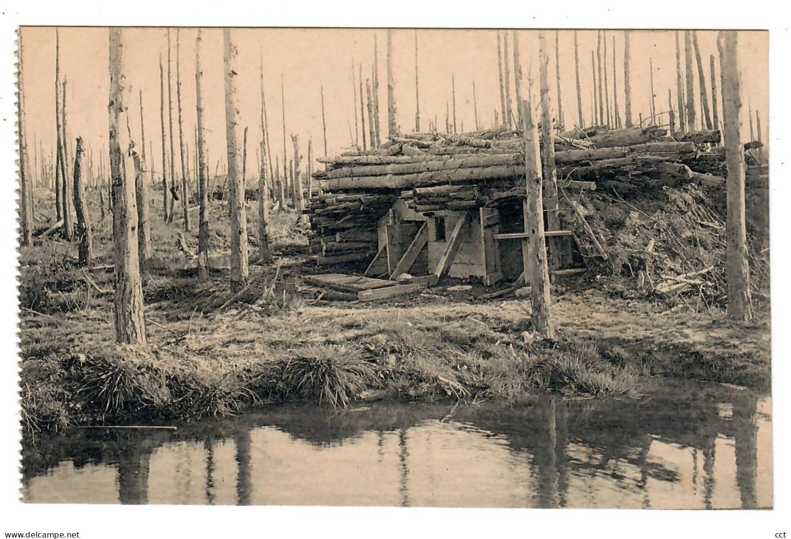 Houthulst   9 postkaarten Ruines de la Forêt d'Houthulst 1914-1918