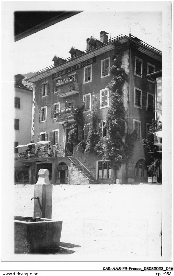 CAR-AASP9-0632 - FRANCE - CARTE PHOTO - GRAND BORNAND - HOTEL DE LA POINTE PERCE - Le Grand Bornand