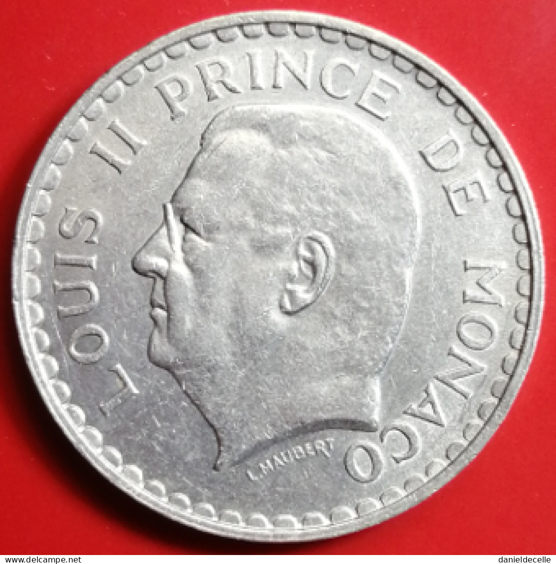 5 Francs 1943 Monaco Aluminium (TTB) - 1922-1949 Luigi II