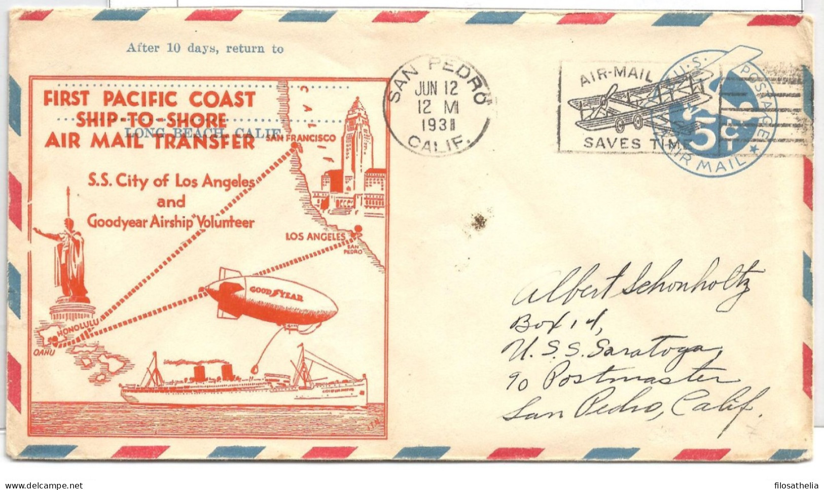 Stati Uniti Usa - 1c. 1918-1940 Covers