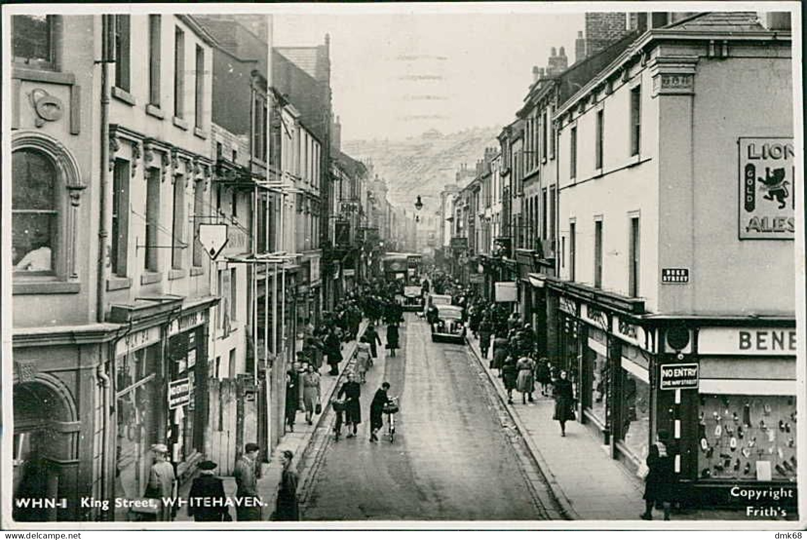 ENGLAND - WHN-I - KING STREET - WHITEHAVEN - MAILED 1953 (18089) - Autres & Non Classés