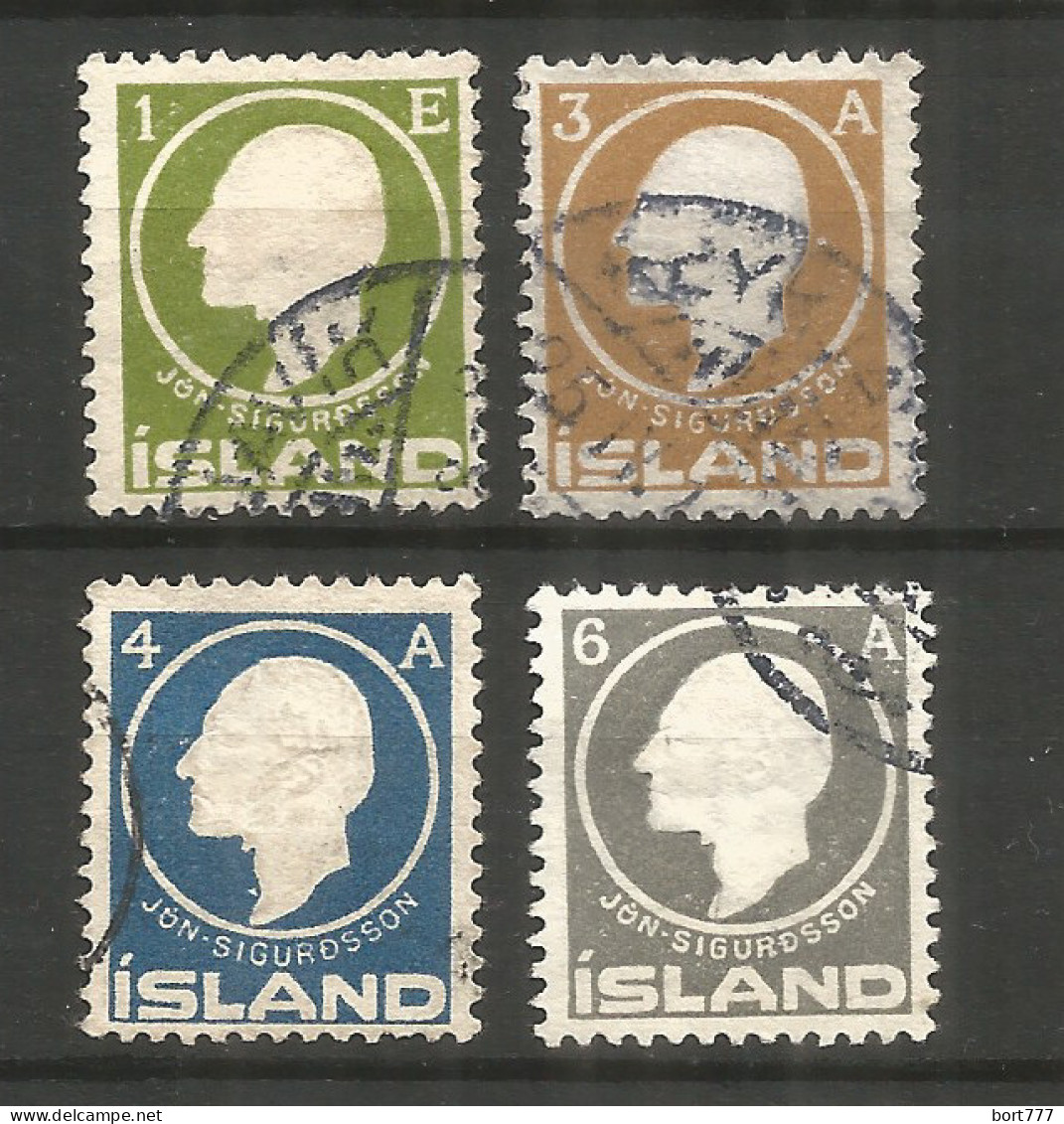 Iceland 1911 , Used Stamps Michel # 63-66 - Used Stamps