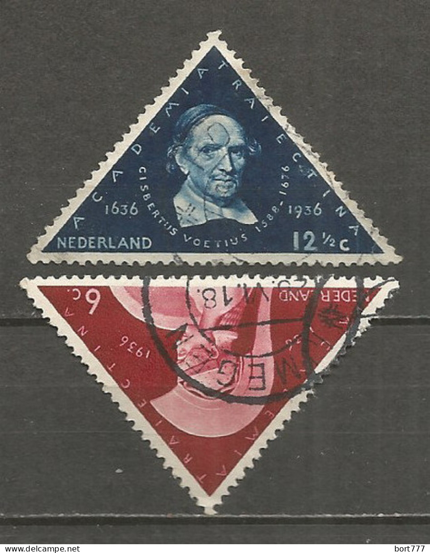 Netherlands 1936 Year, Used Stamps ,Mi 295-6 - Usados