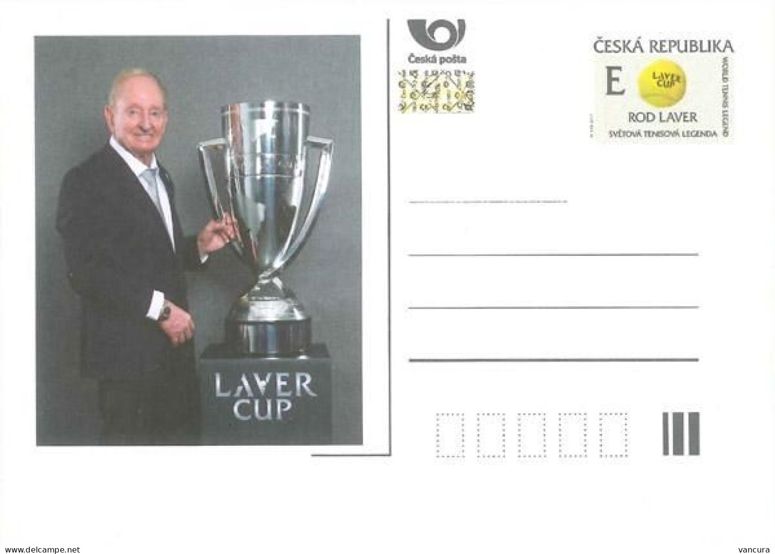 CDV 178 Czech Republic Rod Laver Cup 2017 - Postcards