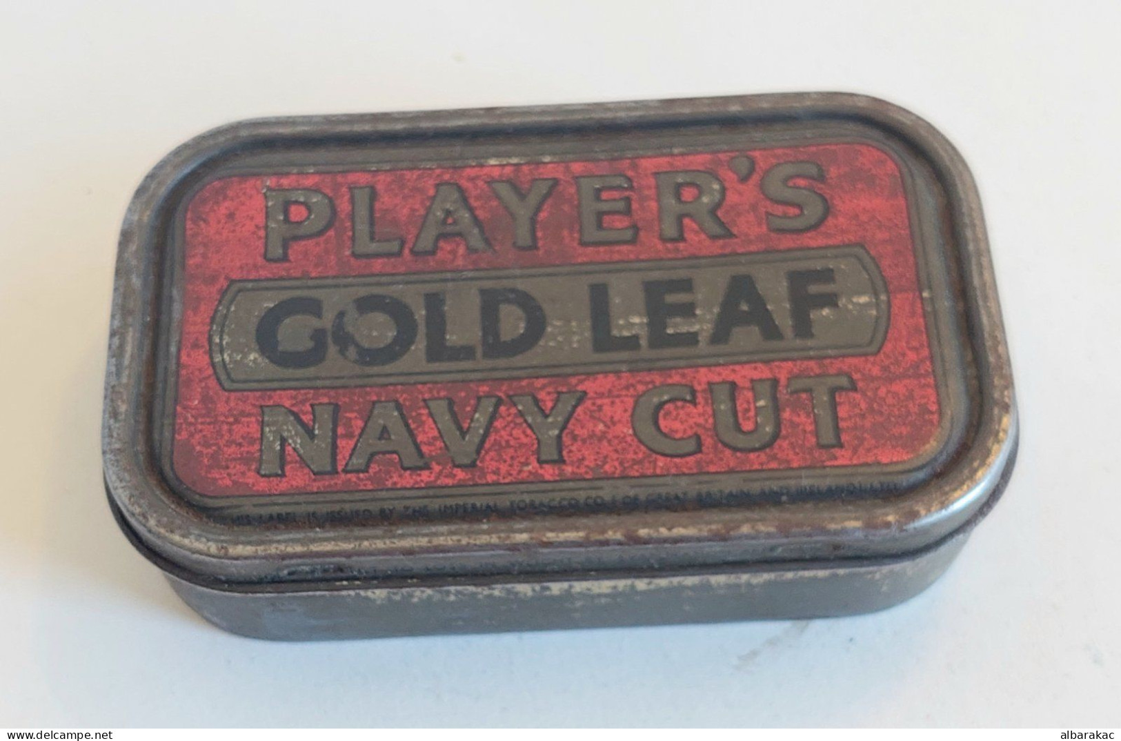 Playres Gold Leaf Navy Cut Tobacco Tin Case - Boites à Tabac Vides