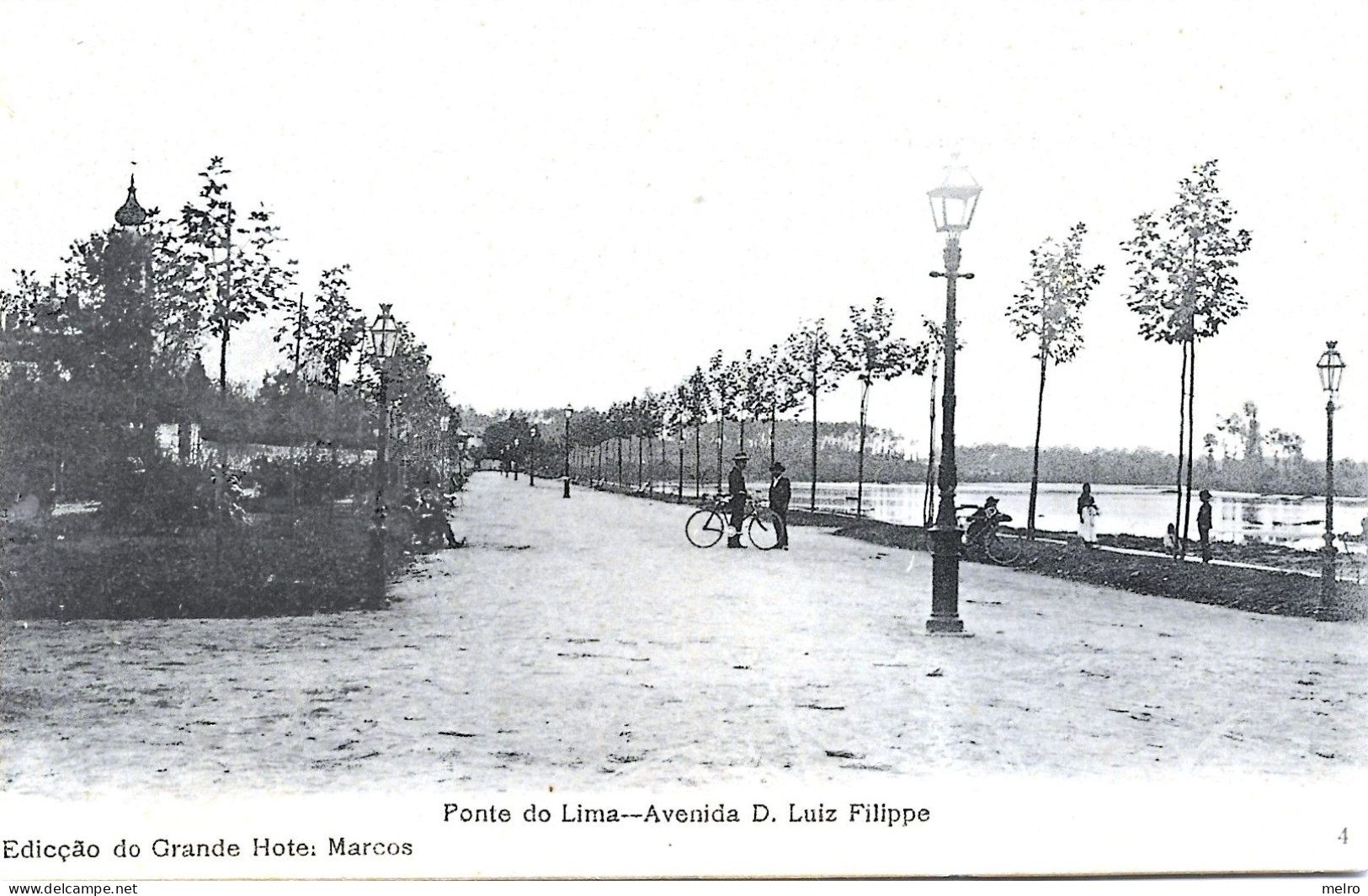 Portugal -PONTE LIMA - Avenida D. Luiz Filippe - Edição Do Grande Hotel Marcos - Castelo Branco