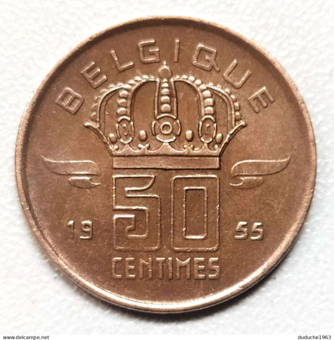 Belgique - 50 Centimes 1955 - 50 Cent