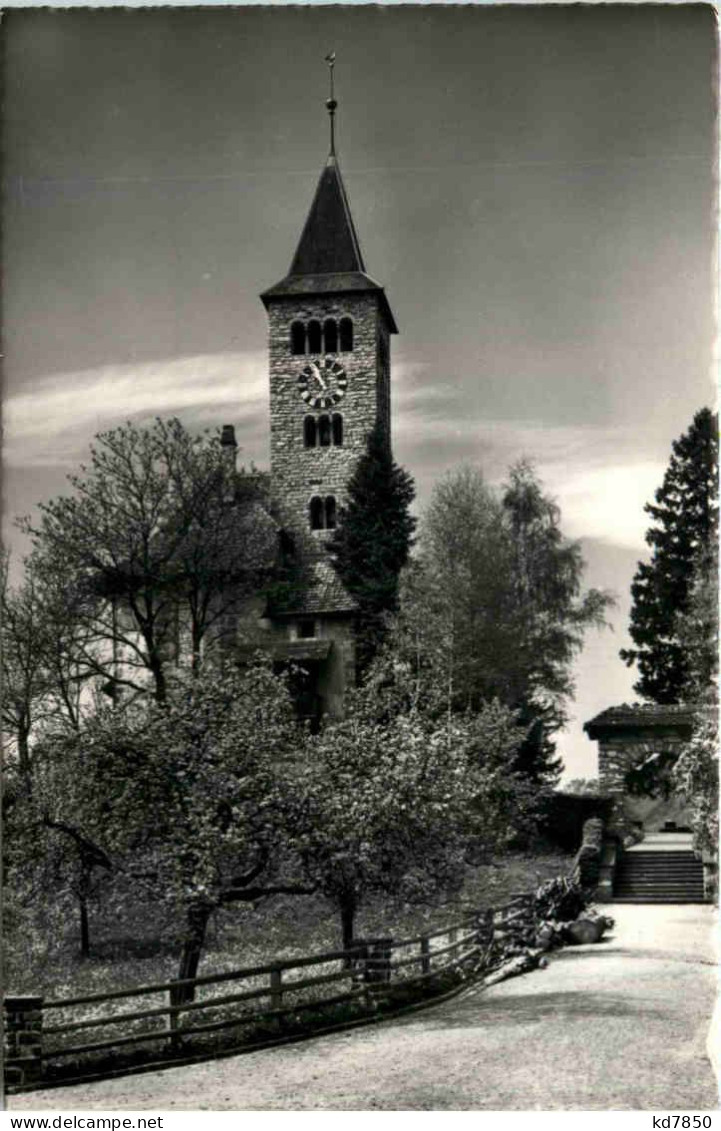 Kirche Brienz Mit Romanischen Kirchturm - Brienz