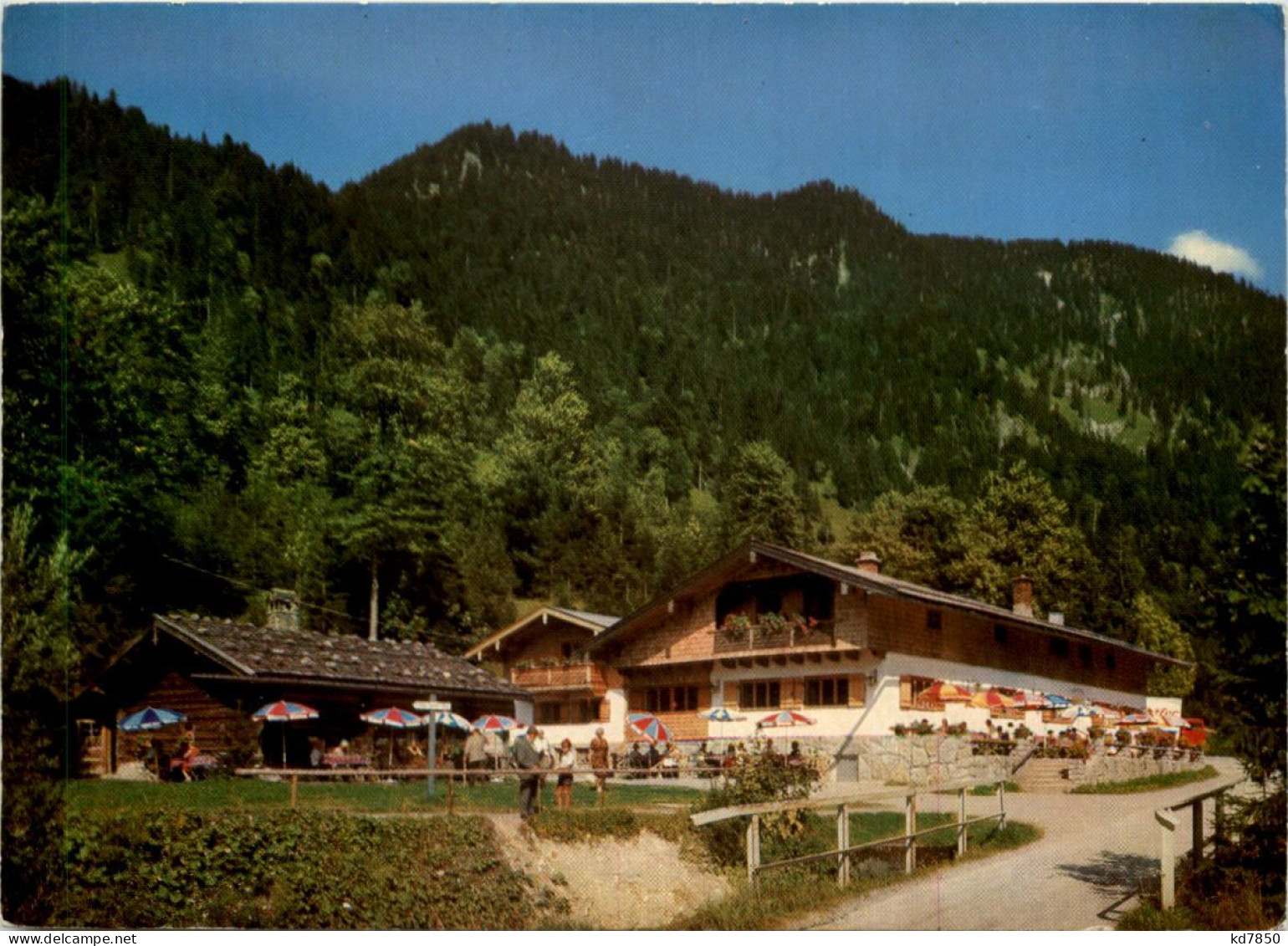 Kreuth B. Tegernsee, Ausflugsgaststätte Schwaigeralm - Miesbach