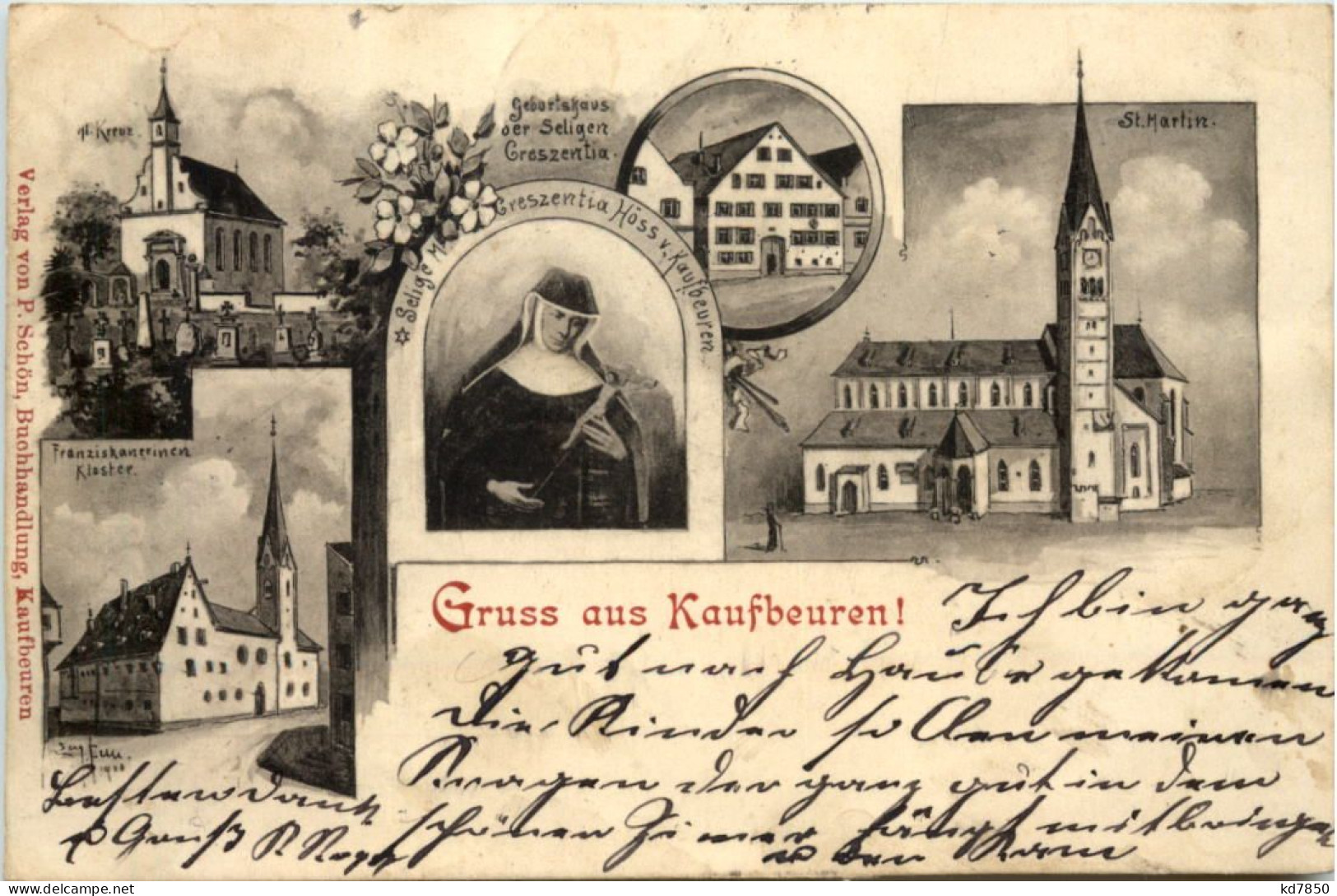 Gruss Aus Kaufbeuren - Künstler-AK Eugen Felle - Kaufbeuren