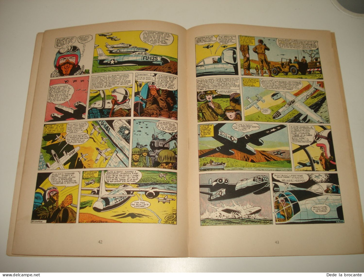 C54  / Buck Danny  12  " Avion sans pilotes " E.O 1954 - Petit prix