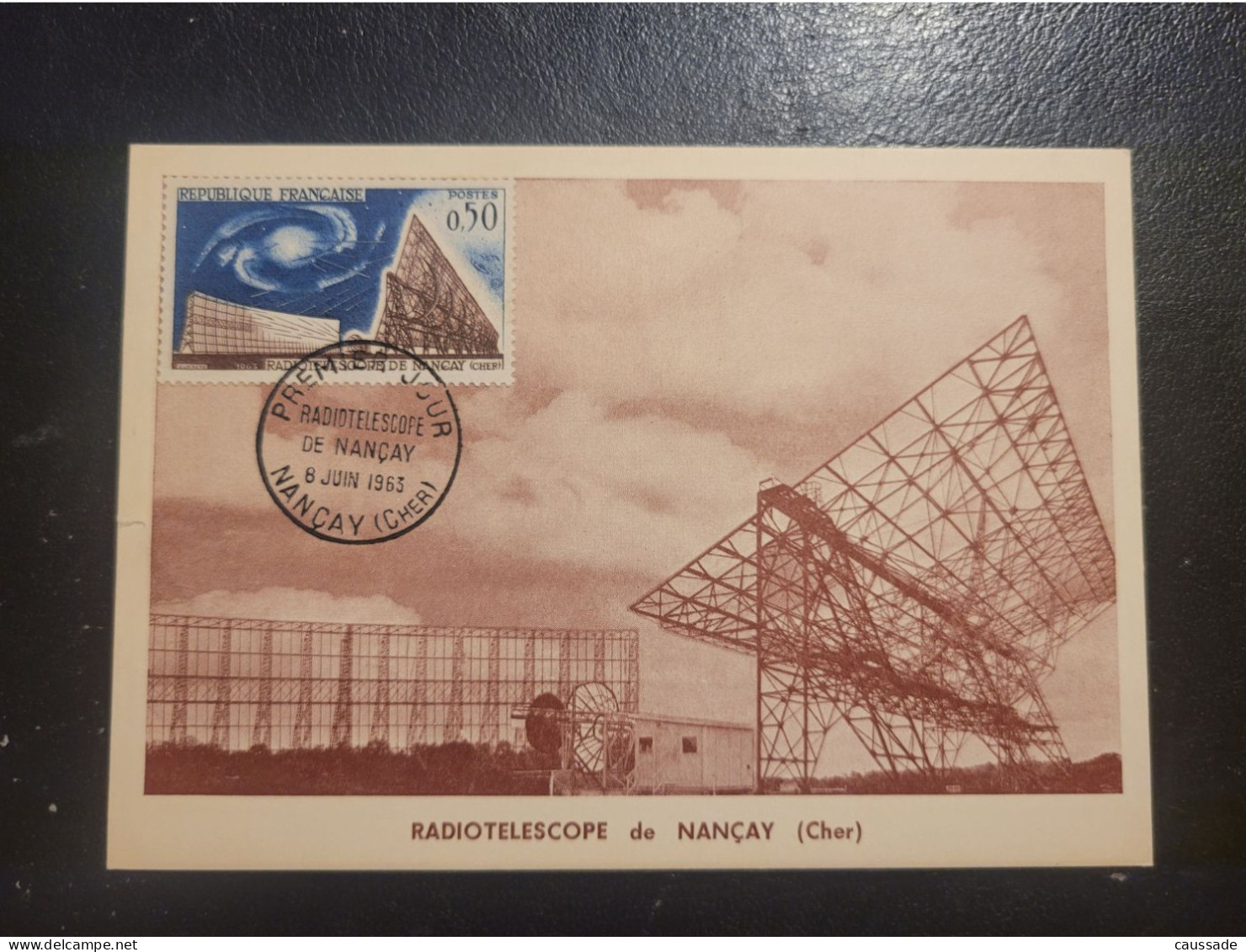 18 - NANCAY - Radiotelescope Le 8 Juin 1963 - Lot De 2 Cartes - Nançay