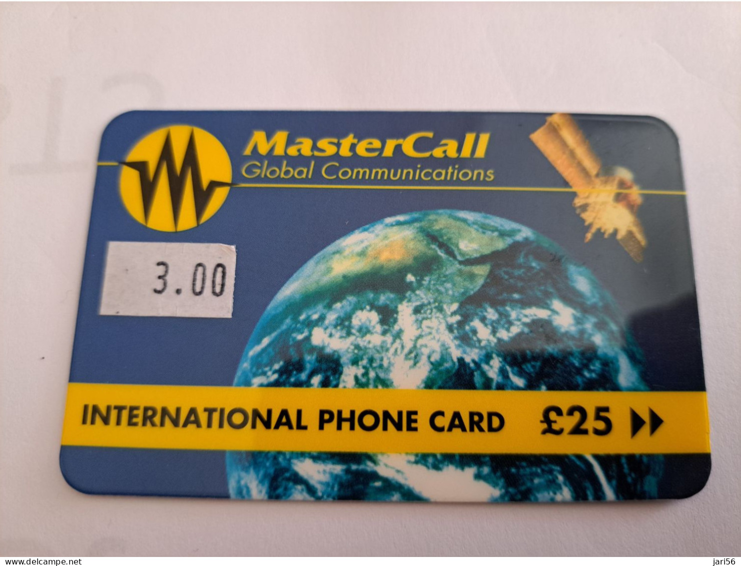 GREAT BRITAIN  MASTER CALL /GLOBAL COMMUNICATIONS / 25 POUND / EARTH SPHERE /SATTELITE    **16514** - Collections
