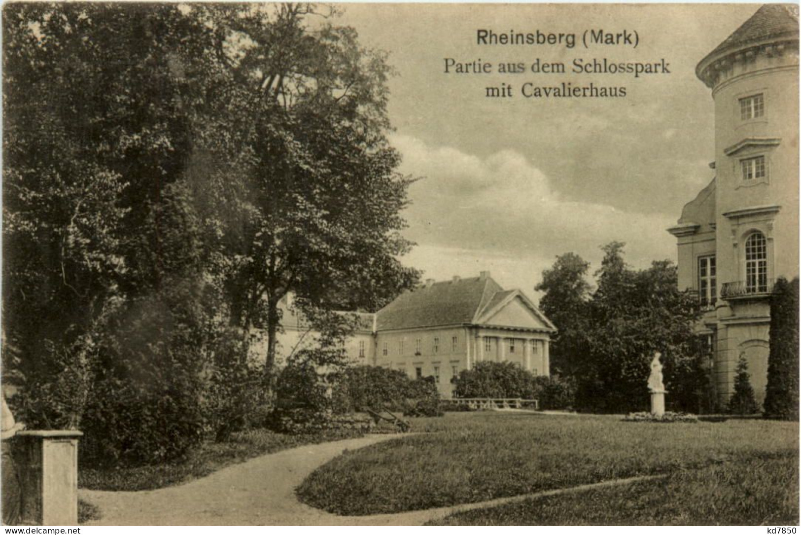 Rheinsberg-Mark, Partie Aus Dem Schlosspark Mit Cavalierhaus - Rheinsberg