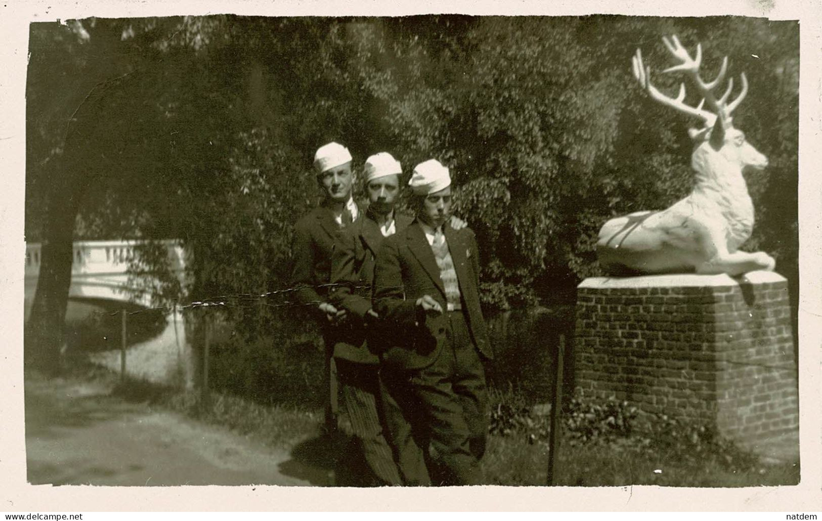 Stoumont, Moulin-du-Ruy, Carte-photo,retour D'un Prisonnier(nom Connu)+carte Photo Du Même Soldat à Situer,WW2 - Stoumont