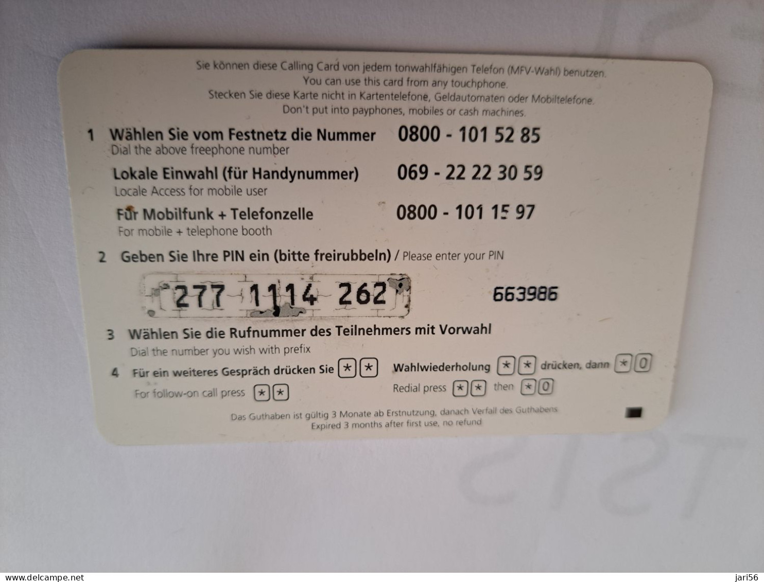 DUITSLAND/GERMANY  € 6,- / COM UNICATE/ IRAN  BUILDING      ON CARD        Fine Used  PREPAID  **16535** - GSM, Cartes Prepayées & Recharges