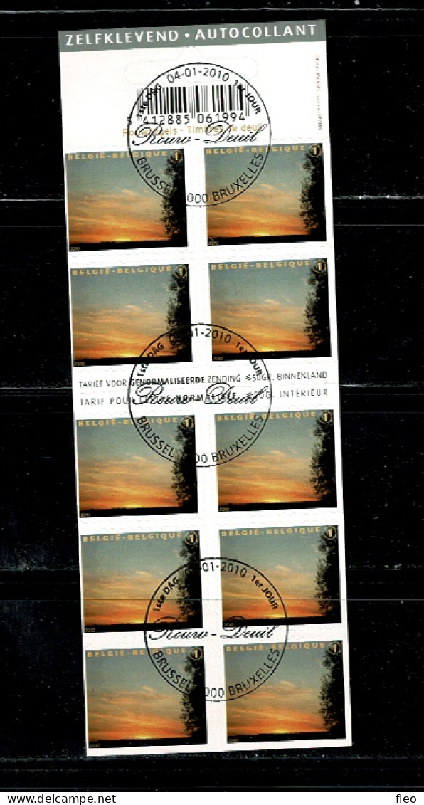 2010 B109 (3984) Postfris Met 1édag Stempel : HEEL MOOI ! MNH Avec Cachet 1er Jour : ROUWZEGELS - 1997-… Permanent Validity [B]