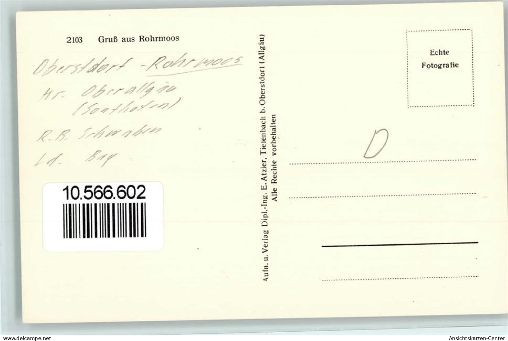 10566602 - Rohrmoos B Oberstdorf - Immenstadt