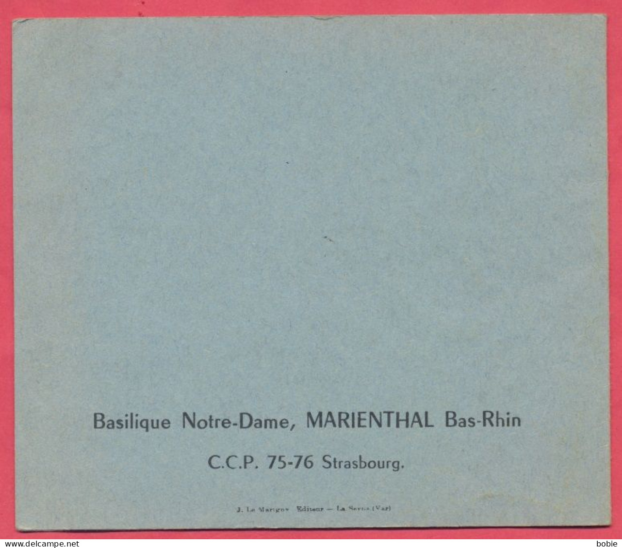 Marienthal Bas-Rhin : Carnet De 6 Timbres En Faveur De La Restauration De La Basilique - Illustrateur P. Nuss 1958. - Other & Unclassified