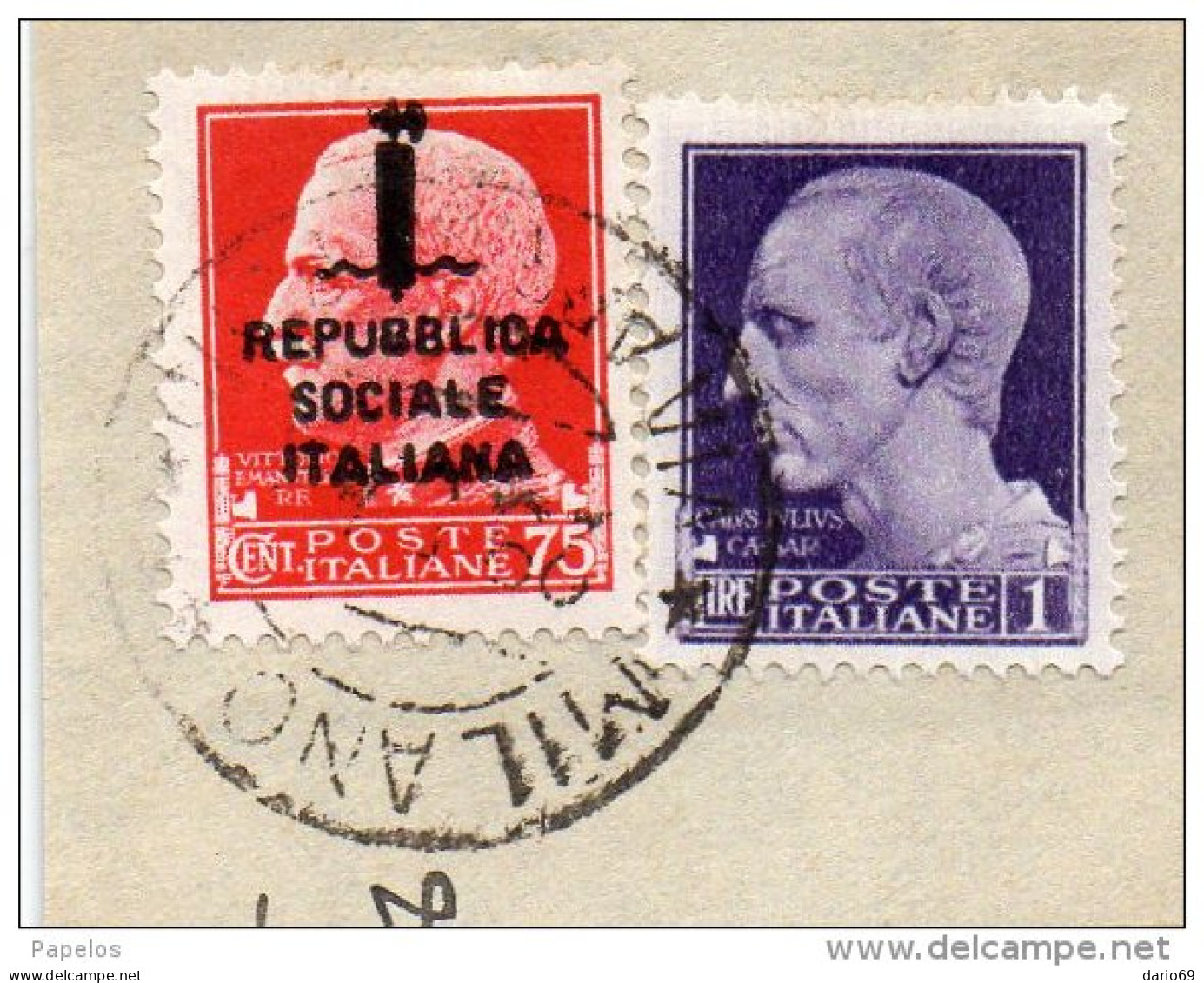 1945  FRAMMENTO - Poststempel