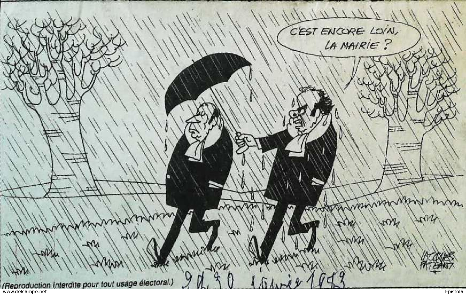 ► Coupure De Presse  Quotidien Le Figaro Jacques Faisant 1983   Mitterrand Marchais Encore Loin La Mairie - 1950 - Today