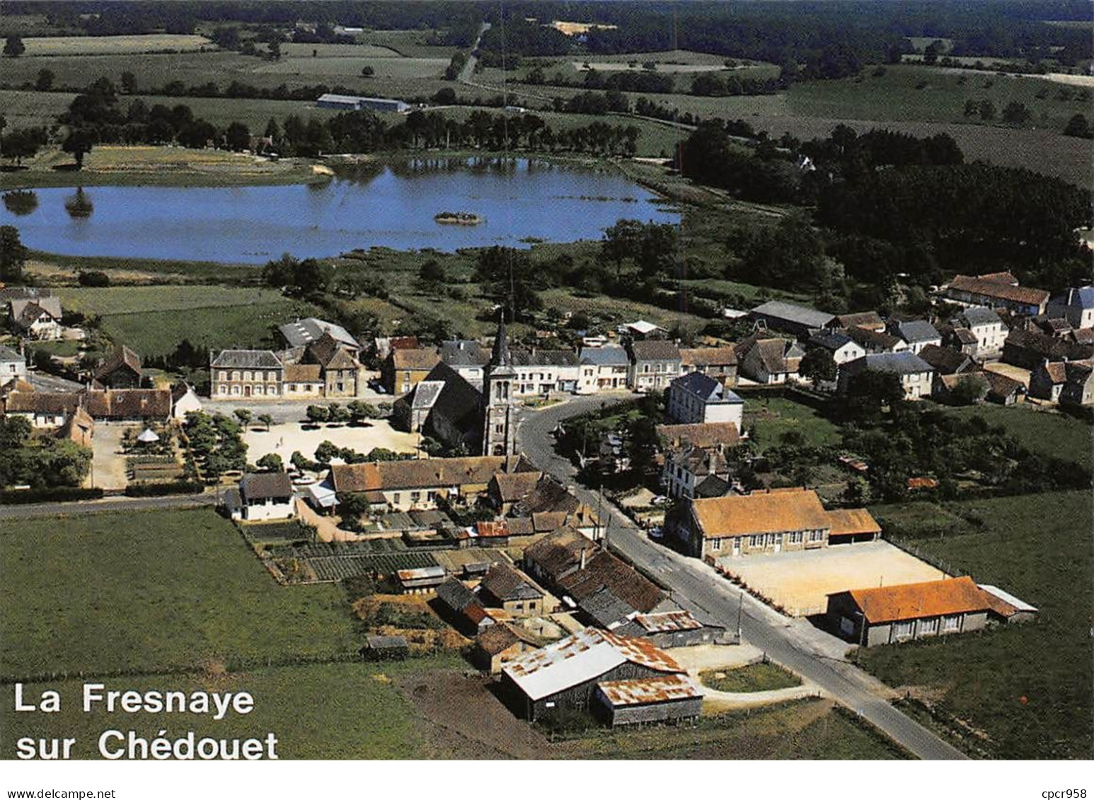 72.AM10366.La Fresnaye-sur-Chedouet.Vue Générale.Edit Dubray.47/72.CPSM 15x10 Cm - La Fresnaye Sur Chédouet