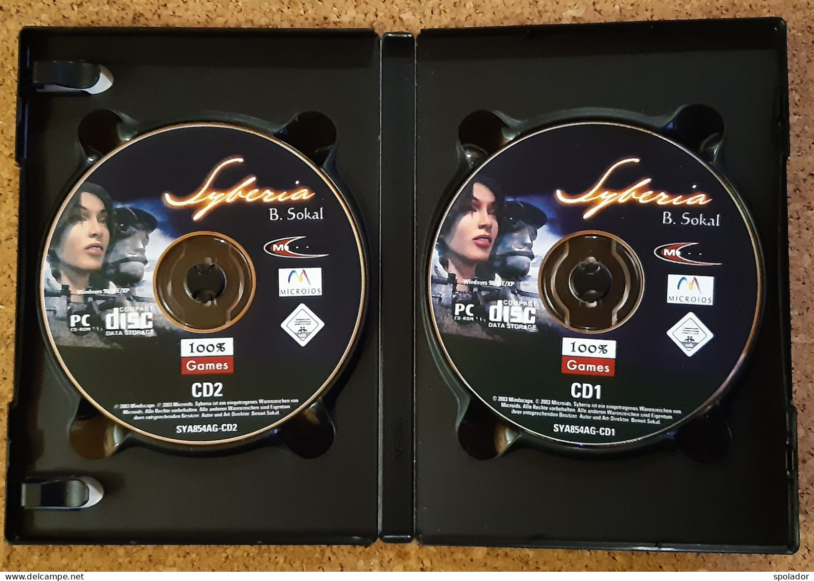 Syberia (B.Sokal)-PC CD-ROM-PC Game-2 Discs-2004-100% Games - Juegos PC