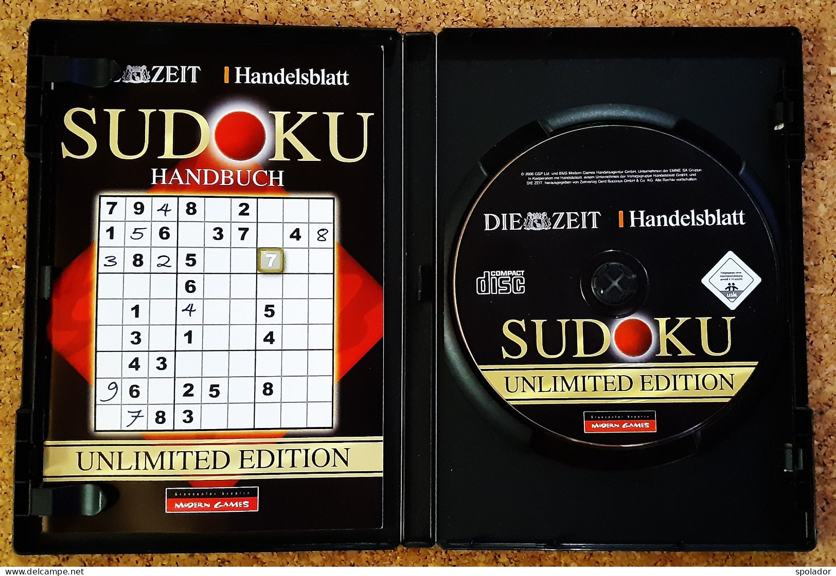 SUDOKU-PC CD ROM-Game-Unlimited Edition-2006 - Jeux PC