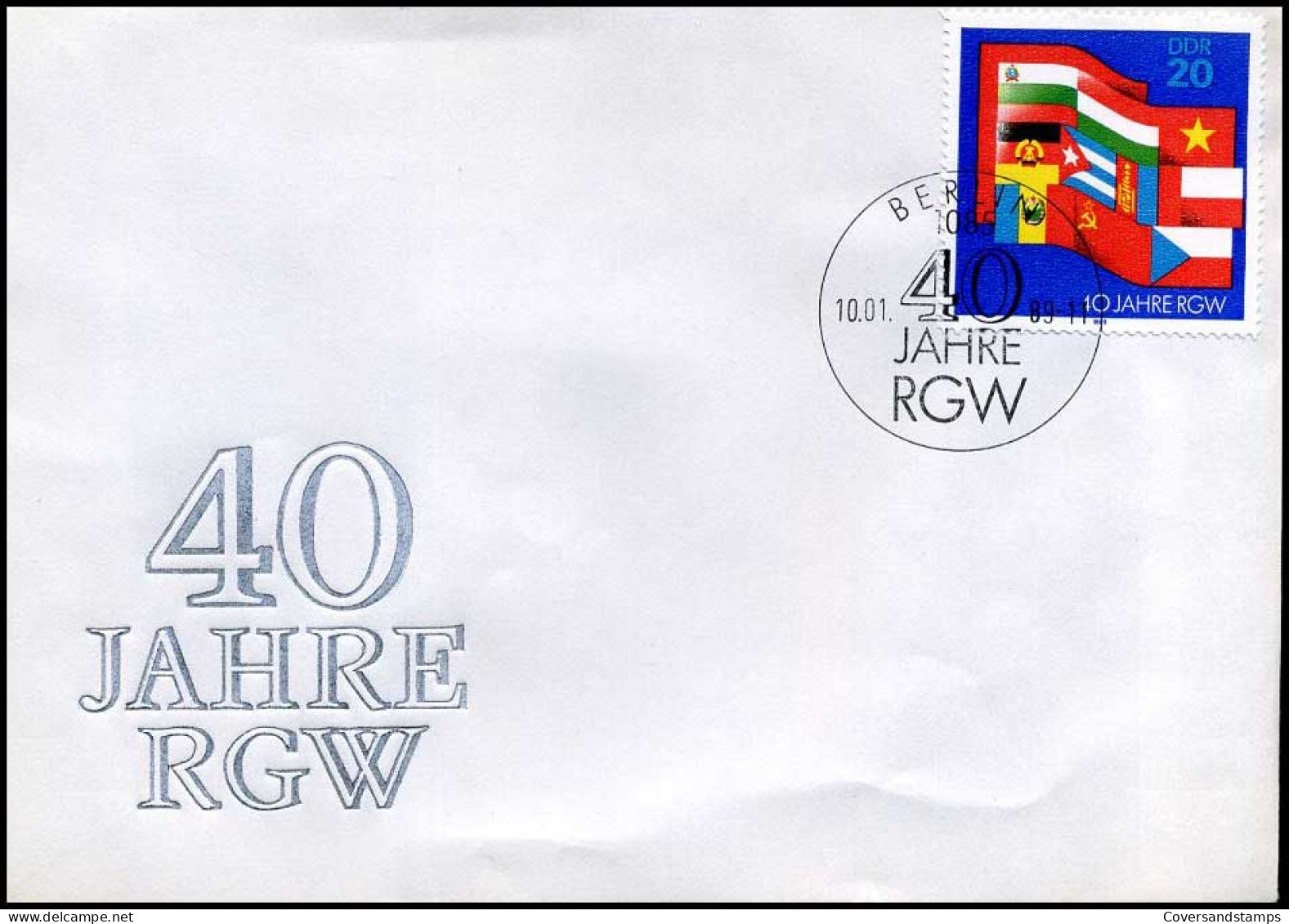 DDR - FDC - 40 Jahre RGW                       - Sonstige & Ohne Zuordnung