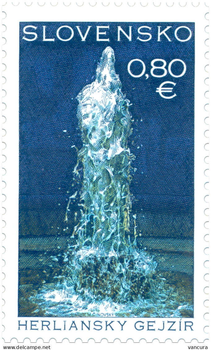 ** 618 Slovakia Geyser Of Herliany 2016 - Altri & Non Classificati