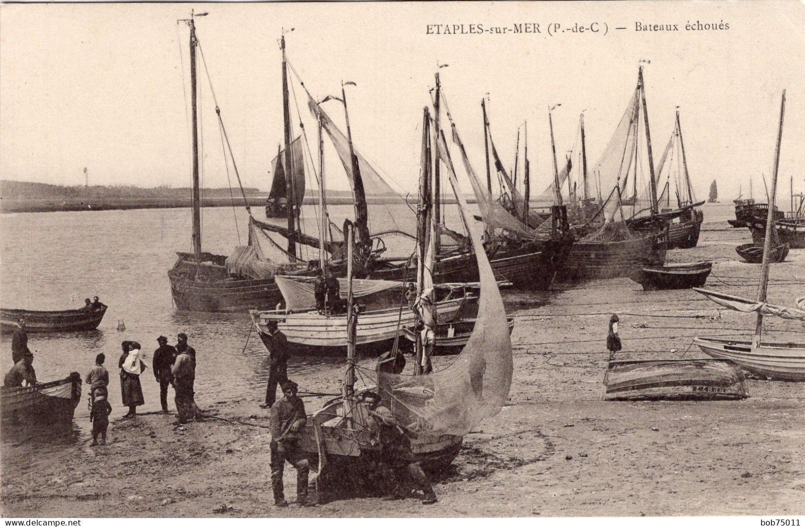 ETAPLES-SUR-MER , Bateaux échoués - Etaples