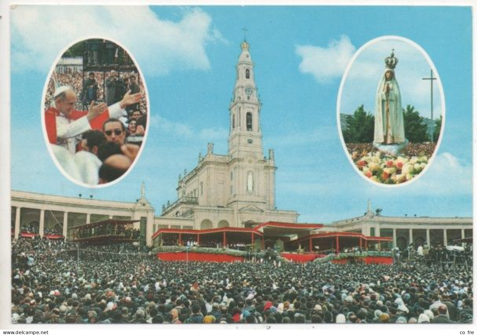 Portugal N°1535 Sur Carte Postale, Fatima, Paul VI - Briefe U. Dokumente