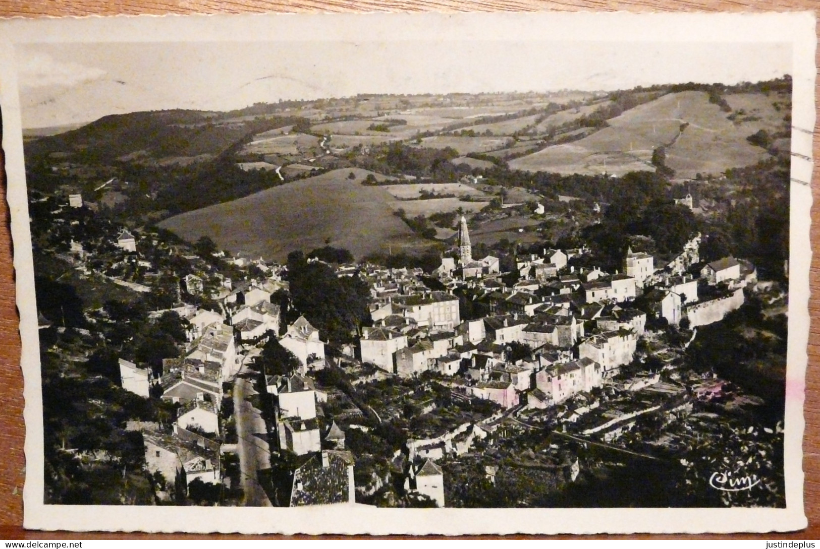 CAYLUS VUE PANORAMIQUE AERIENNE - Caylus