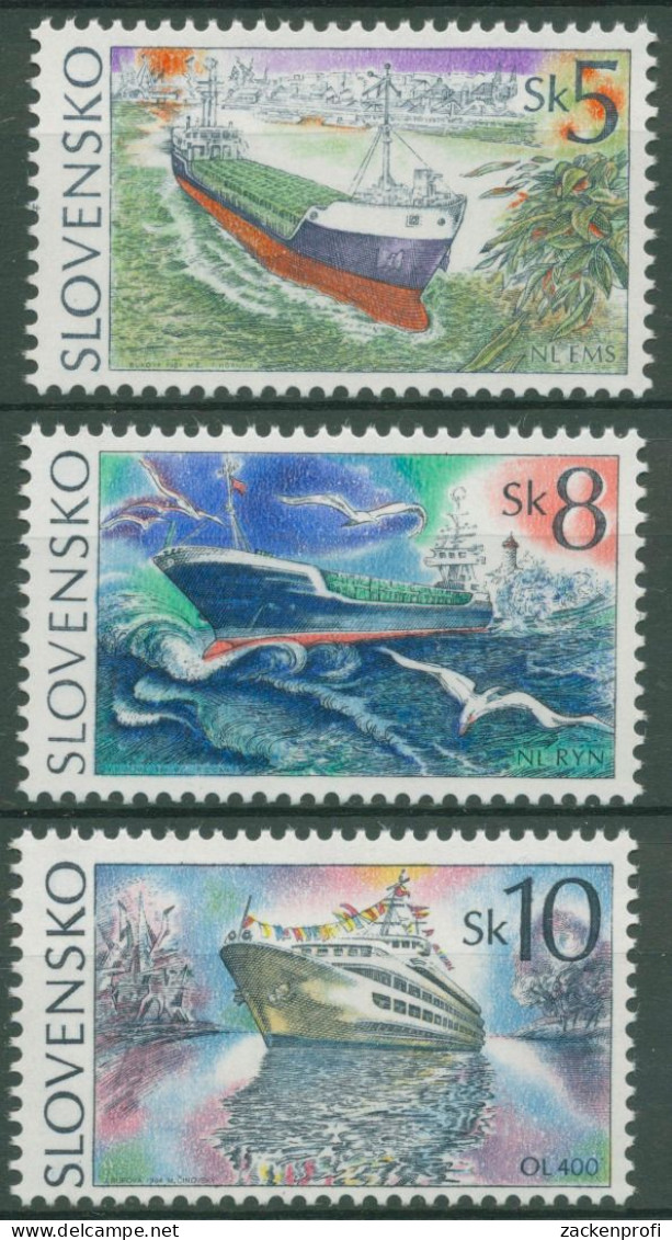 Slowakei 1994 Schiffe 213/15 Postfrisch - Ungebraucht