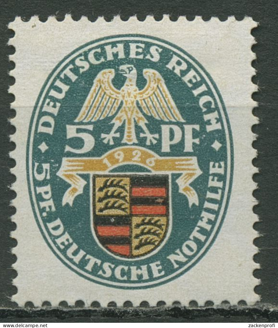 Deutsches Reich 1926 Deutsche Nothilfe: Landeswappen 398 Y Mit Falz - Ongebruikt