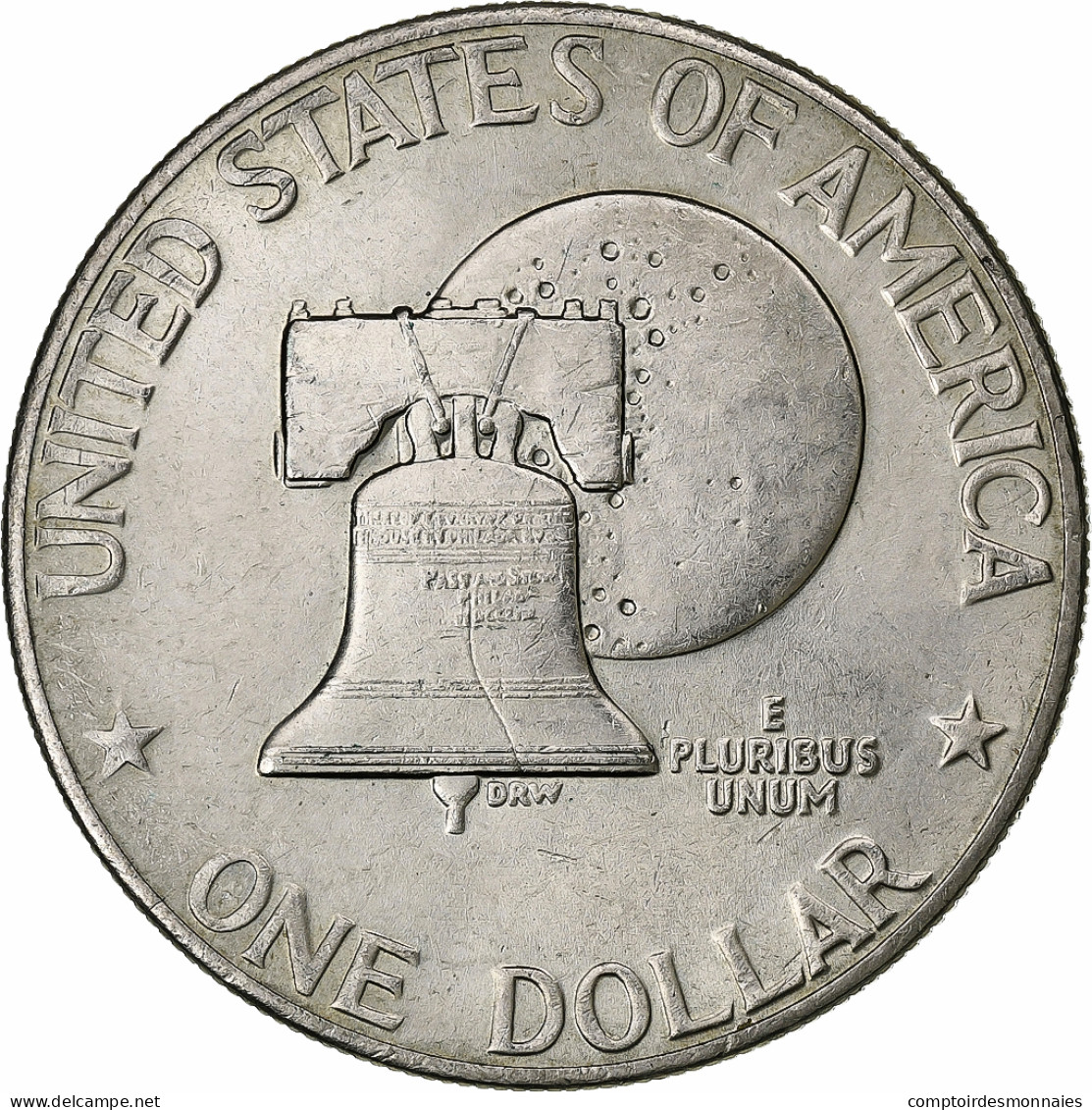 États-Unis, Eisenhower Dollar, 1976, Philadelphia, TTB+, KM:206 - 1971-1978: Eisenhower