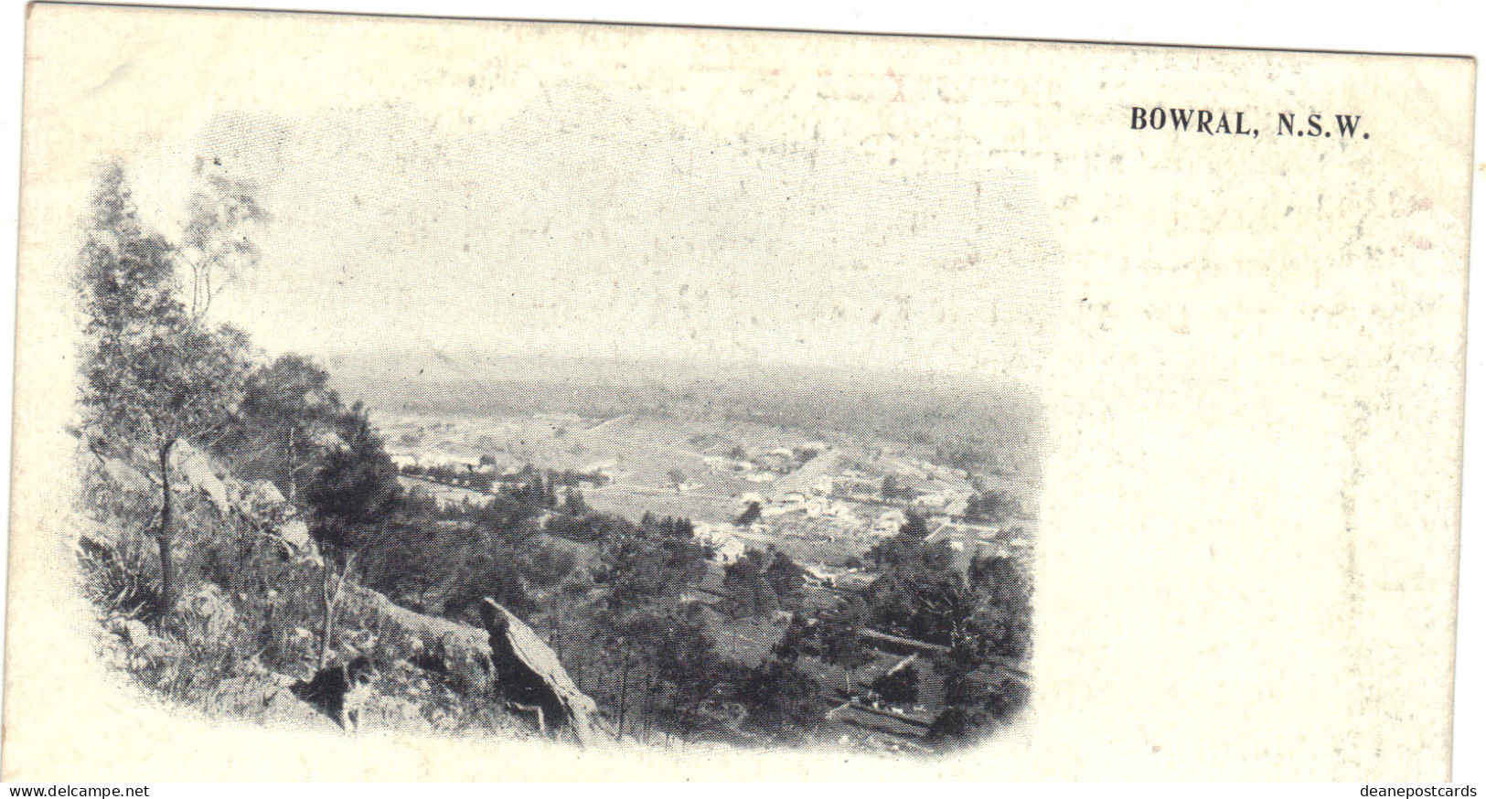 Australia - Bowral NSW View From The Gib, Ealry Undivided Back - Other & Unclassified