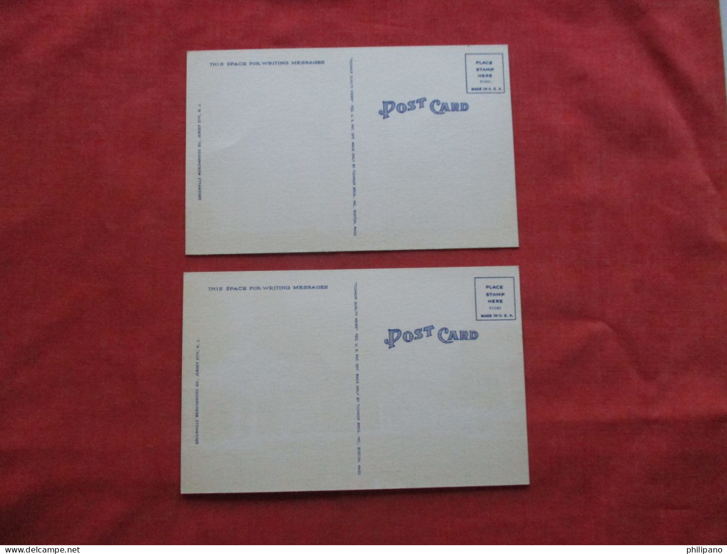 Lot Of 2 Cards.    Staten Island - New York > New York City > Staten Island  Ref 6379 - Staten Island